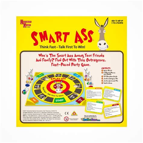 smart ass trivia board game